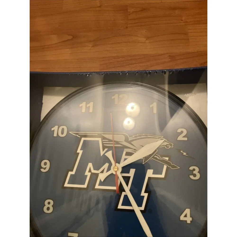 Round Chrome Wall Clock Minnesota Twins 12